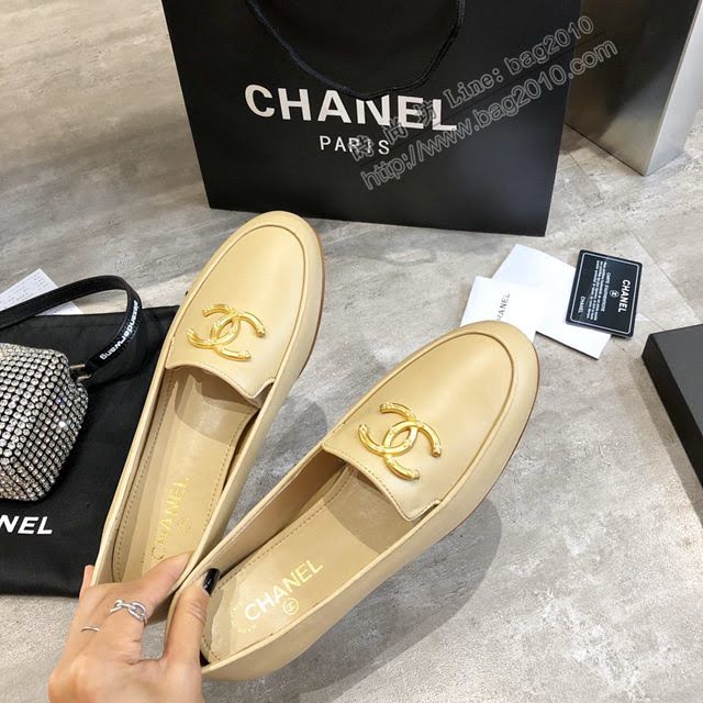 Chanel女鞋 香奈兒2020早春新款單鞋 Chanel女士單皮鞋  naq1276